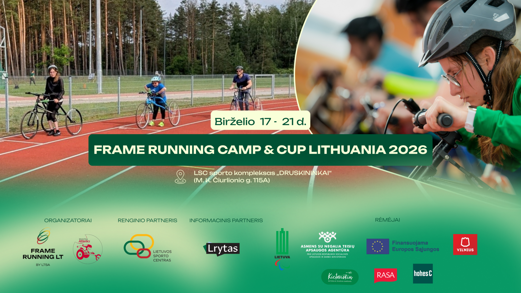 FRAME RUNNING CAMP & CUP LITHUANIA 2026 Druskininkuose - Lietuvos ...